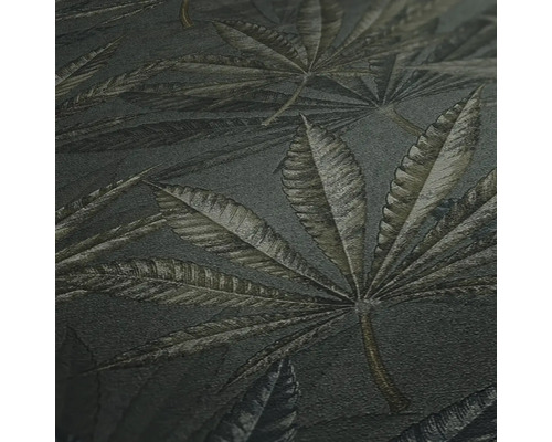 Detaljbild av en tapet med växtmönster