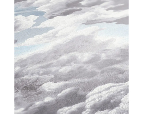 Närbild av en tapet med molnmönster