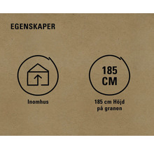 Egenskaper: Lämplig för inomhusbruk, höjd 185 cm