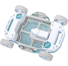 Poolrengöringsrobot med filter och hjul