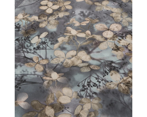 Dekorativt tyg med blommönster