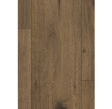 Närbild av laminatgolv med träutseende