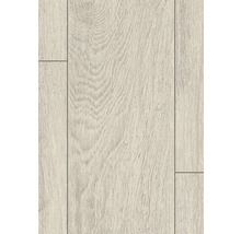 Närbild av laminatgolv med träutseende