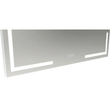 Rektangulär spegel med LED-belysning