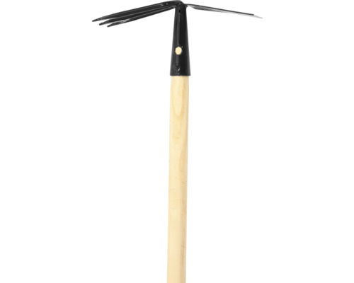 Trädgårdshacka med träskaft