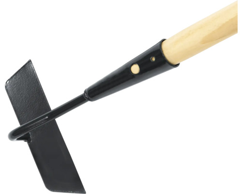 Hacka med träskaft för trädgårdsarbete