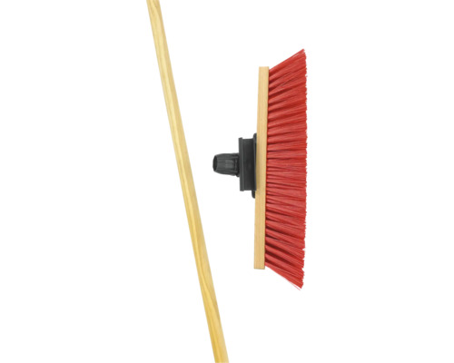 Sopborste med träskaft och plastborst