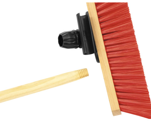 Sopborste med borst och skafthållare