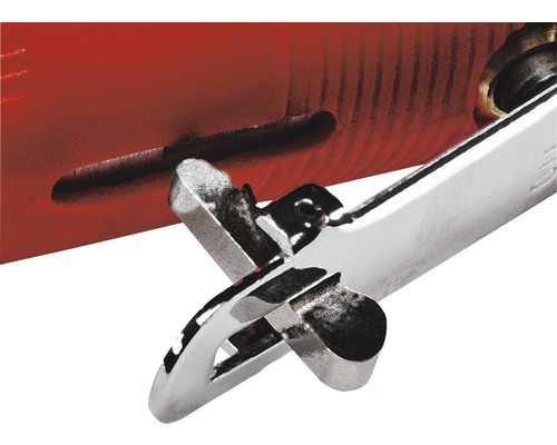 Detaljvy av ett verktyg för metallbearbetning