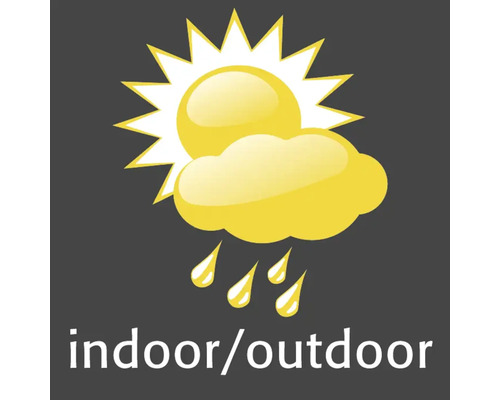 Lämplig för inomhus- och utomhusbruk