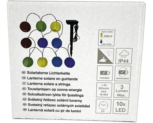 Solcellsdriven ljusslinga