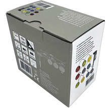 Förpackning för en solcells driven ljusslinga med tio LED-lampor