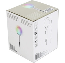 Förpackning för LED-solarlampa i sfärisk form med färgväxling