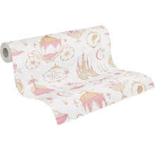 Mönsterrulle med barnrumstapet med motiv från sagornas värld