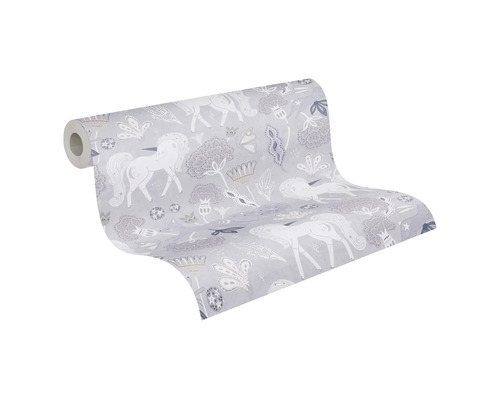 Tapetrulle med enhörningsmönster