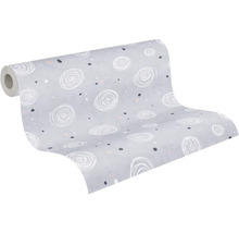 Tapetrulle med cirkelmönster