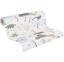 Tapetrulle med dinosauriemotiv