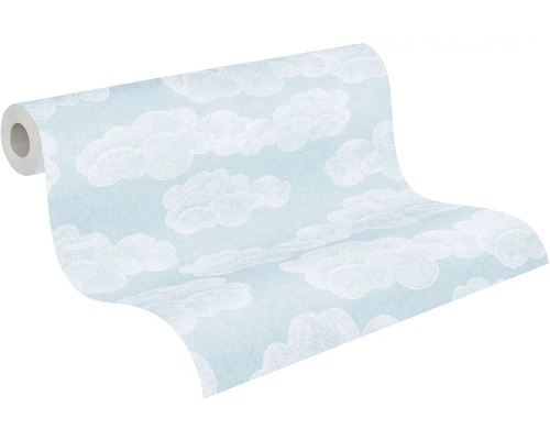 Tapetrulle med molnmönster