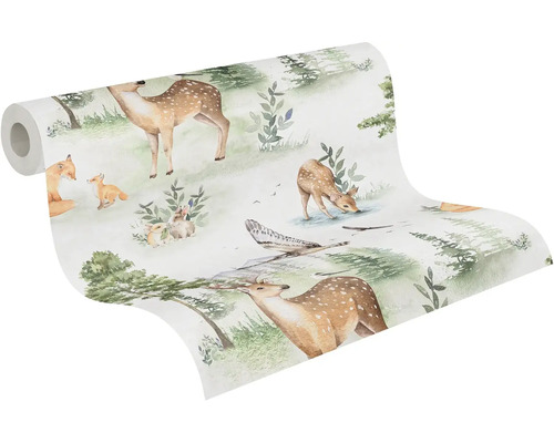 Tapetrulle med djurmotiv