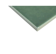 Grön keramisk platta