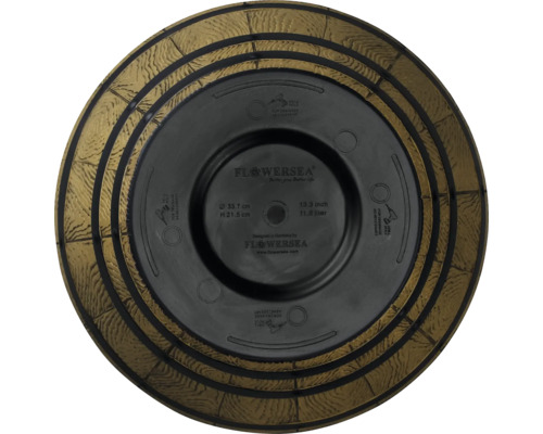 Blomfat av plast, diameter 33,7 cm