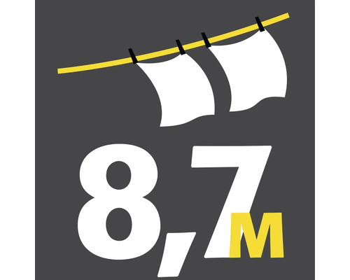 Symbolisk bild: 8,7 meter torklängd