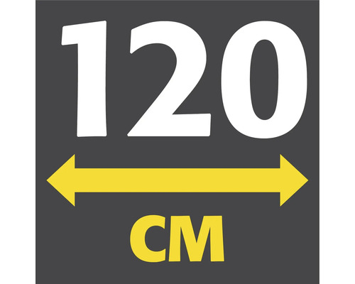 120 centimeters längd