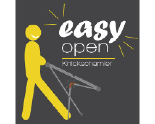 Enkel öppning av gångjärnet