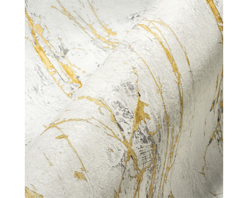 Tapet med marmor- och guldstruktur