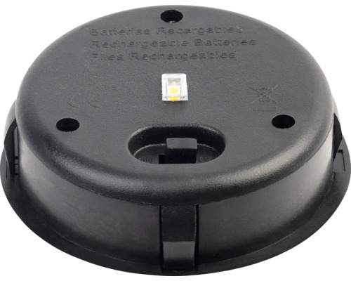 Reservdel för solcellslampa med LED och batterifack