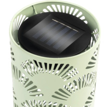Dekorativ solarlampa av metall med mönster