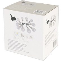 Förpackning med en solcellsslinga med tio LED-lampor