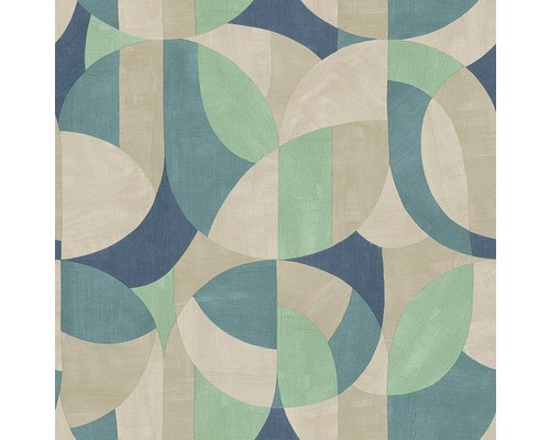 Tapet med abstrakt cirkeldesign