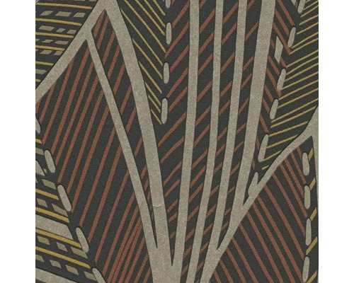 Närbild av en tapet med ett abstrakt geometriskt mönster