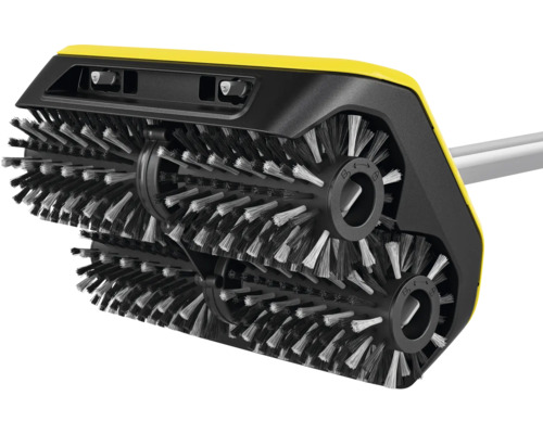 Sopmaskin med roterande borstar