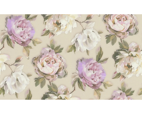 Dekorativ tapet med blommönster för bostadsutrymmen