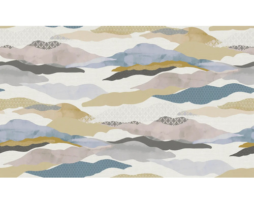 Tapet med abstrakt bergmotiv