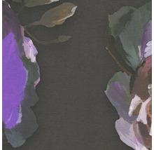 Närbild av en tapetmönster med blommigt motiv