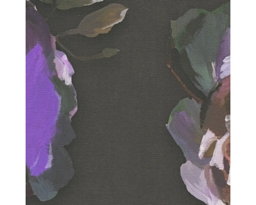 Närbild av en tapetmönster med blommigt motiv