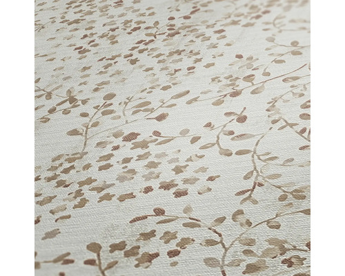 Närbild av en tapet med ett blommönster