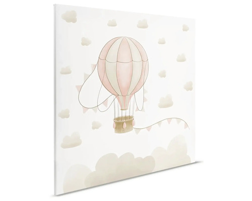 Canvastavla med motiv av luftballong och moln