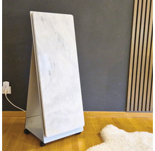 Marmorvärmare på hjul med kontakt