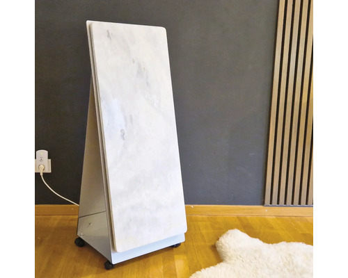 Marmorvärmare på hjul med kontakt