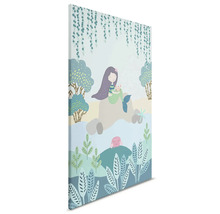 Canvastavla med sjöjungfru och havsmotiv för barnrum