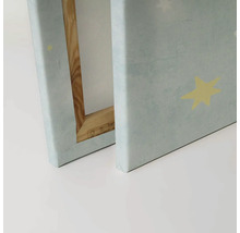 Detalj av en duk med träram