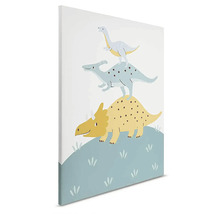 Dekorativ målarduk med dinosauriemotiv för barnrum