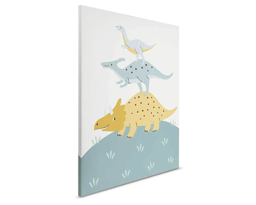 Dekorativ målarduk med dinosauriemotiv för barnrum