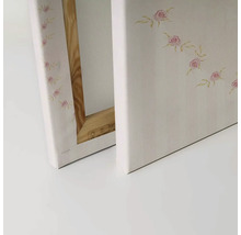 Canvastavla med rosmotiv på träram