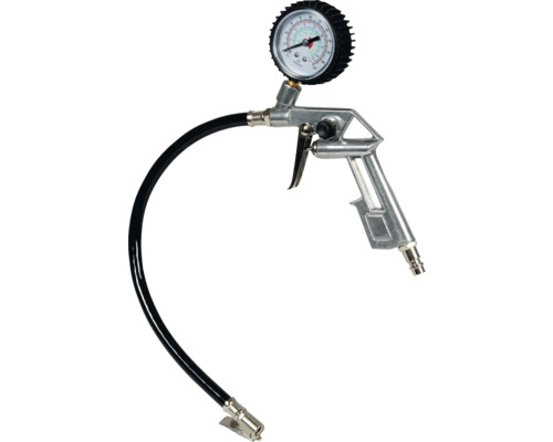 Däckfyllare med manometer och slang