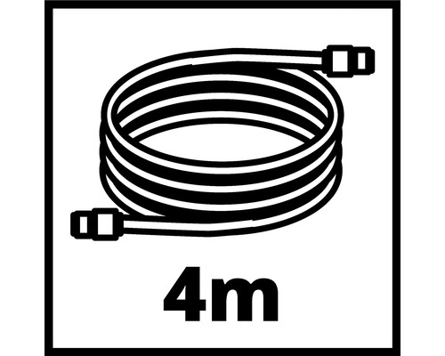 Symbol för en fyra meter lång kabel